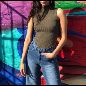 Green American Eagle Tank top